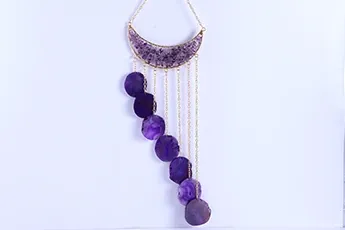 Amethyst Crystal Wind Chime Amethyst Crystal Wind Chime